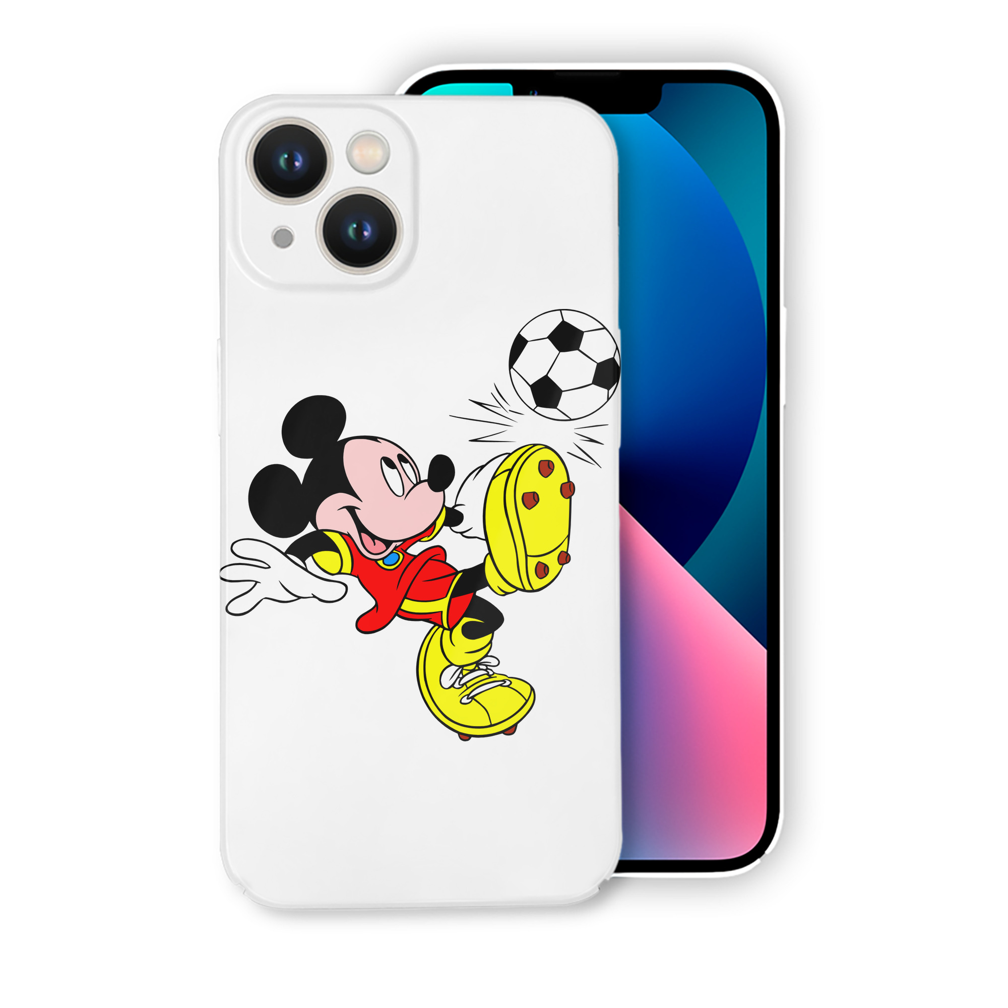 （画像用） ミッキーマウス Mickey Mouse 【iPhone 14シリーズ対応】ハードケース